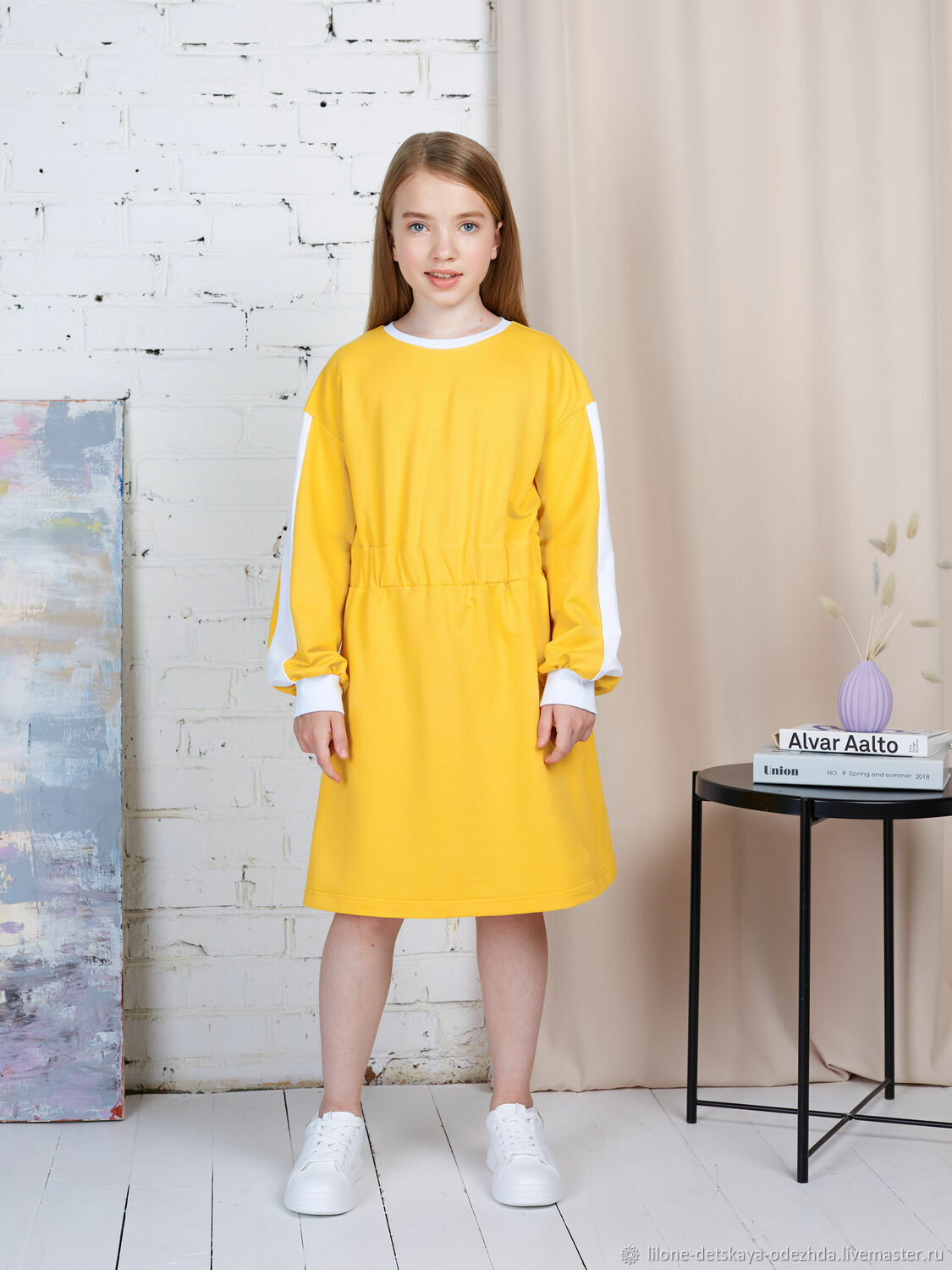 Детское нарядное платье с принтом, размеры S/M/L, цвет в ассортименте | AliExpress