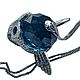 Подвеска череп Swarovski. Подвеска. ПроВинтаж. Ярмарка Мастеров.  Фото №6