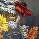 Летний натюрморт с букетом календулы. Картины. Realism-painting. Ярмарка Мастеров.  Фото №5