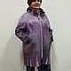Felted lilac jacket. Outerwear Jackets. Elena Panasik (voilok-v-temy). Online shopping on My Livemaster.  Фото №2