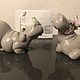 Винтаж: NAO by LLADRO (SET of 2) статуэтки фарфоровые Бегемотики, Статуэтки винтажные, Санкт-Петербург,  Фото №1