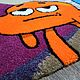 Заказать Тафтинговый коврик Гамбол и Дарвин. Тафтинговые ковры Елены Тюлиной (elena-sgk) (elena-sgk). Ярмарка Мастеров. . Ковры для дома Фото №3