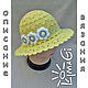 Шляпка "Солнечные капельки" - описание вязания, Схемы для вязания, Ромны,  Фото №1