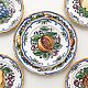 Porcelain painting Collection of plates with clock Fruit of Italy. Plates. ArtFlera (artflera). My Livemaster. Фото №5