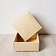 Заказать 7x7x3 см, коробка "крышка-дно", крафт дизайн.картон. Master-Pack. Ярмарка Мастеров. . Коробки Фото №3