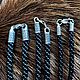 Nylon cord (Perunov color) 3 mm, Chain, Kostroma,  Фото №1