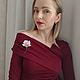 Брошь магнолия , брошь цветок из бисера. Брошь-булавка. Nachatova Jewelry. Ярмарка Мастеров.  Фото №6