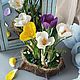 Крокусы из холодного фарфора. Композиции. Lovely flower. Интернет-магазин Ярмарка Мастеров.  Фото №2