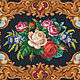 Reconstruction of the old scheme of embroidery 'Retro carpet roses', Patterns for embroidery, Taganrog,  Фото №1