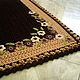 Order Rug Mat knitted from cord Autumn flowers. knitted handmade rugs (kovrik-makrame). Livemaster. . Carpets Фото №3