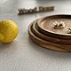 Set of trays of plates made of oak ' Runde'. Free shipping!. Plates. alysarus. My Livemaster. Фото №5