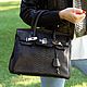 Сумка Шамбери из кожи питона 30 см. Классическая сумка. EXOTIQUE LUXURY PYTHON. Ярмарка Мастеров.  Фото №4