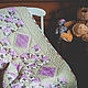 Order Blanket 'Lilac morning',patchwork bedspread. VintagDreams. Livemaster. . Blankets Фото №3