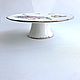 Porcelain painting Stand for cake Painting in the style of Meissen. Сake box. ArtFlera (artflera). My Livemaster. Фото №4