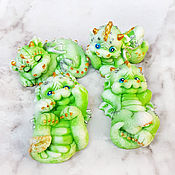Косметика ручной работы handmade. Livemaster - original item Soap Mini Dragons symbol of the New Year 2024 as a gift to children. Handmade.
