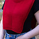 МК Вязаная манишка женская. Схемы вязания. ArtKnitDesign Свитера Уизли. Ярмарка Мастеров.  Фото №4