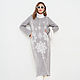 The dress 'Snezhana' is gray. Dresses. masutina2. Online shopping on My Livemaster.  Фото №2