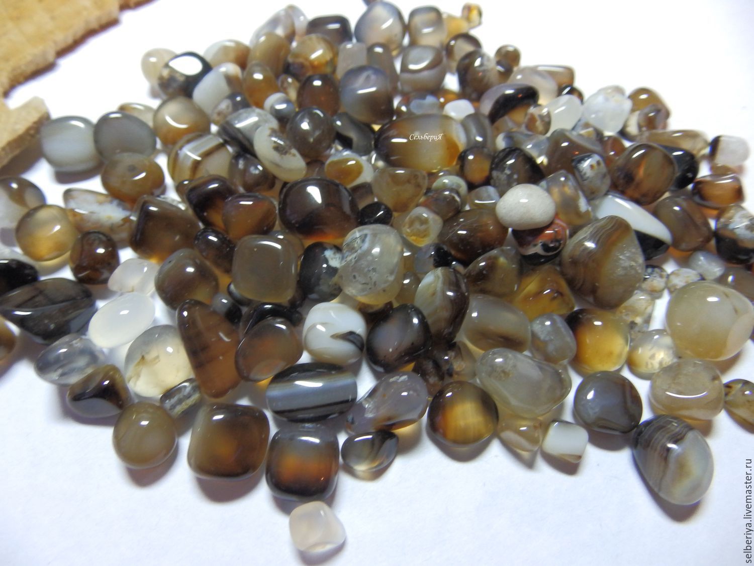 Smoky agate Stone chippings, tumbling 