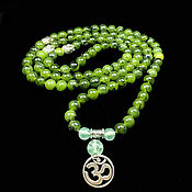 Фен-шуй и эзотерика handmade. Livemaster - original item Rosary of natural Jade Ural 108 b.. Handmade.