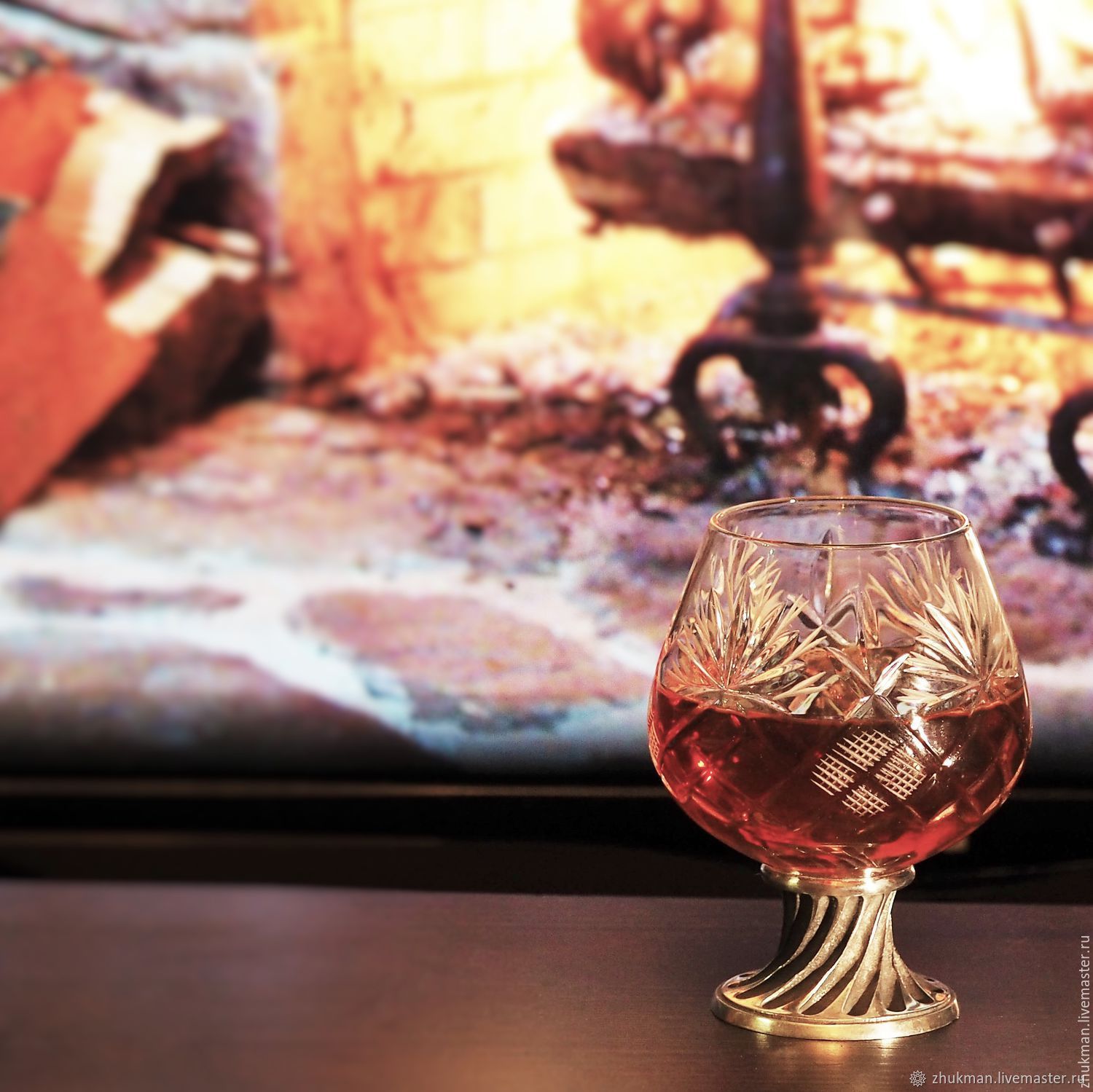 A glass of brandy 'MANUFACTURE ZHUKOV VINTAGE-150', Wine Glasses, Zhukovsky,  Фото №1