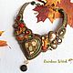 Necklace ' Heart of autumn '. Necklace. Treasures of the Rainbow Sorceress. Online shopping on My Livemaster.  Фото №2