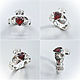 Anillo de kladdak con corazón de Granada. Rings. Nomikon - Oleg Sobolev. My Livemaster. Фото №5