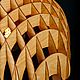 Деревянный светильник Параметрик вишня, подвесная люстра из дерева. Потолочные и подвесные светильники. Деревянные светильники Woodshire (woodshire). Ярмарка Мастеров.  Фото №5