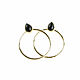Earrings with onyx, gold earrings with black onyx, earrings gift. Earrings. Irina Moro. My Livemaster. Фото №4