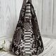 Сумка Шамбери из кожи питона 30 см. Классическая сумка. EXOTIQUE LUXURY PYTHON. Ярмарка Мастеров.  Фото №4