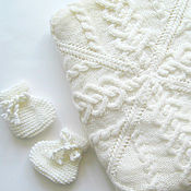 Для дома и интерьера handmade. Livemaster - original item Children`s knitted blanket knitting 