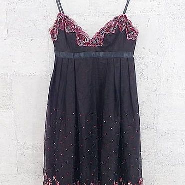 Винтаж ручной работы. Ярмарка Мастеров - ручная работа Платье вечернее Anna Sui USA. Handmade.
