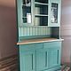 Kitchen furniture:Sideboard made of solid dark green. Kitchen. Joinery in Altai. Online shopping on My Livemaster.  Фото №2