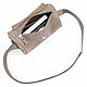 Leather bag 'Jerry' (gray crazy). Crossbody bag. Russian leather Guild. Online shopping on My Livemaster.  Фото №2