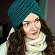 Заказать Зелёная чалма "Изумруд". SOFIE ACCESSORIES. Ярмарка Мастеров. . Чалмы Фото №3