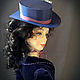 Máscara, muñeca de autor artdoll. Boudoir doll. Darling. My Livemaster. Фото №4