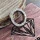 Заказать Серебряное кольцо с муассанитом. Silver.krd. Ярмарка Мастеров. . Кольца Фото №3
