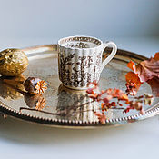 Посуда handmade. Livemaster - original item Vintage coffee cup ironstone Spode England. Handmade.