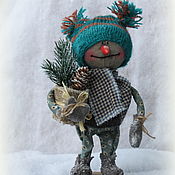 Куклы и игрушки handmade. Livemaster - original item Snowman Vitya. Handmade.
