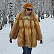 Order coat. Jacket fur Siberian red Fox. Zimma. Livemaster. . Fur Coats Фото №3