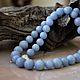Beads with angelite. Necklace. Beautiful magic stones (silakamnia). My Livemaster. Фото №5