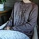 Soft sweater with arans Stylish jumper. Sweaters. svetlana-sayapina. My Livemaster. Фото №9