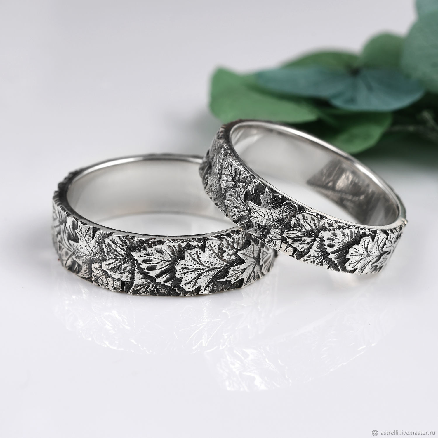Свадебник кольцо из серебра