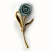 Винтаж handmade. Livemaster - original item Carved flower brooch. Handmade.