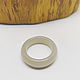 18 White-gray glass ring (ssk18). Rings. Selberiya shop. Online shopping on My Livemaster.  Фото №2