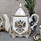 Porcelain teapot 'With coat of arms', Teapots & Kettles, Moscow,  Фото №1