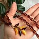 Necklace made of solid Baltic amber, 49 cm. Vintage necklace. Mark Ambershtajn, izdeliya iz yantarya. Ярмарка Мастеров.  Фото №5