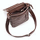 Men's leather bag 'Riga' (brown). Tablet bag. Russian leather Guild. Online shopping on My Livemaster.  Фото №2