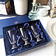 Set ' FACETED-50' . Large faceted glass 3h50 ml. Shot Glasses. Souvenirs for hunters and fishermen. My Livemaster. Фото №6