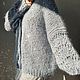 Вязаный кардиган с пайетками. Кардиганы. MY FLOWER KNITTING. Ярмарка Мастеров.  Фото №8