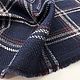 Костюмная в клетку лён с шелком LORO PIANA, Италия. Ткани. O!Fabric итальянские ткани. Интернет-магазин Ярмарка Мастеров.  Фото №2